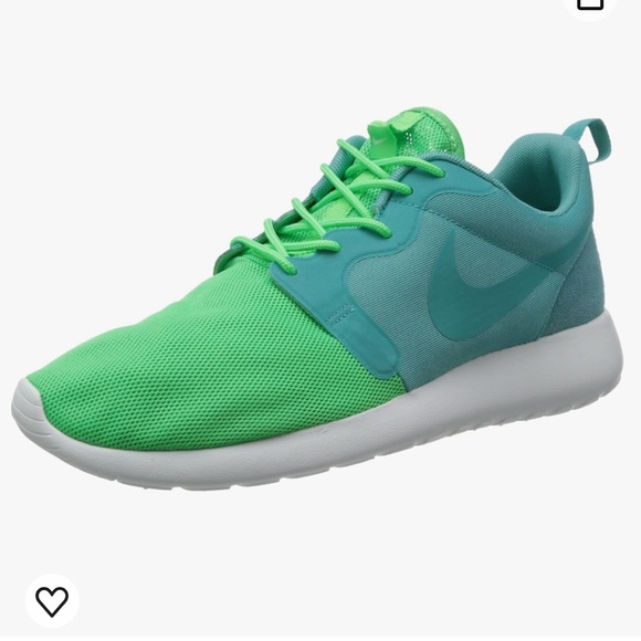 Nike Men's Rosherun Hyp QS Sport TurqGreen /Wht Running Shoe 12 Men - Picture 1 of 11
